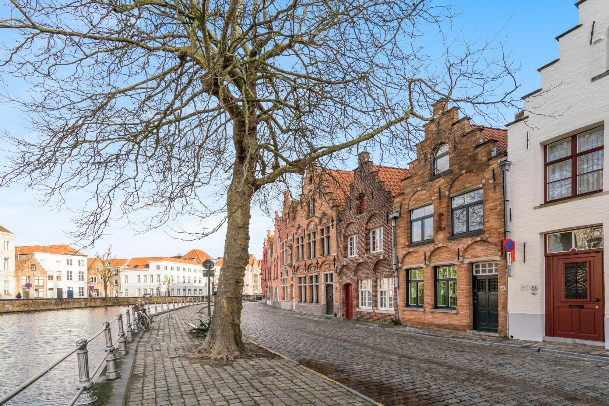 Brugse Charme Huis Met Tuin Aan Het Water 8P Брюгге Экстерьер фото
